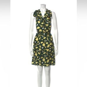 Marni 2012 Silk Halter Button A-line Dress XS
